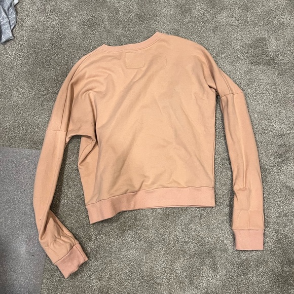 Crewneck Sweatshirt peach colour - Picture 3 of 3